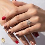 انگشتر نقره زنانه طرح شاخه درخت مدل RSW F82 IMAGE4