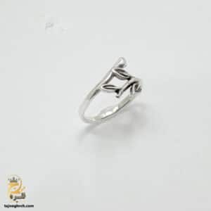 انگشتر نقره زنانه طرح شاخه درخت مدل RSW F82