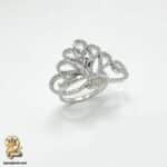 انگشتر نقره زنانه طرح طاووس مدل RSW F86
