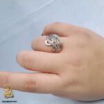 انگشتر نقره زنانه مجلسی نگین دار مدل RSW F87 IMAGE3