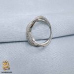 انگشتر نقره زنانه طرح چپ و راست مدل RSW F88 IMAGE2