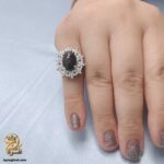 انگشتر نقره زنانه با سنگ اوپال مدل RSW F89 Image4