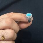 انگشتر دست ساز فیروزه نیشابور مدل HSR M52 IMAGE2