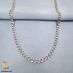 زنجیر نقره مردانه کارتیه مدل NSM N91