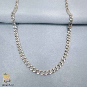 زنجیر نقره مردانه کارتیه مدل NSM N91