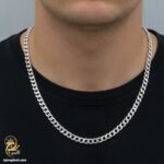 زنجیر نقره مردانه کارتیه مدل NSM N91 IMAGE3