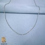 زنجیر نقره مردانه ظریف فلامینگو مدل NSM N92