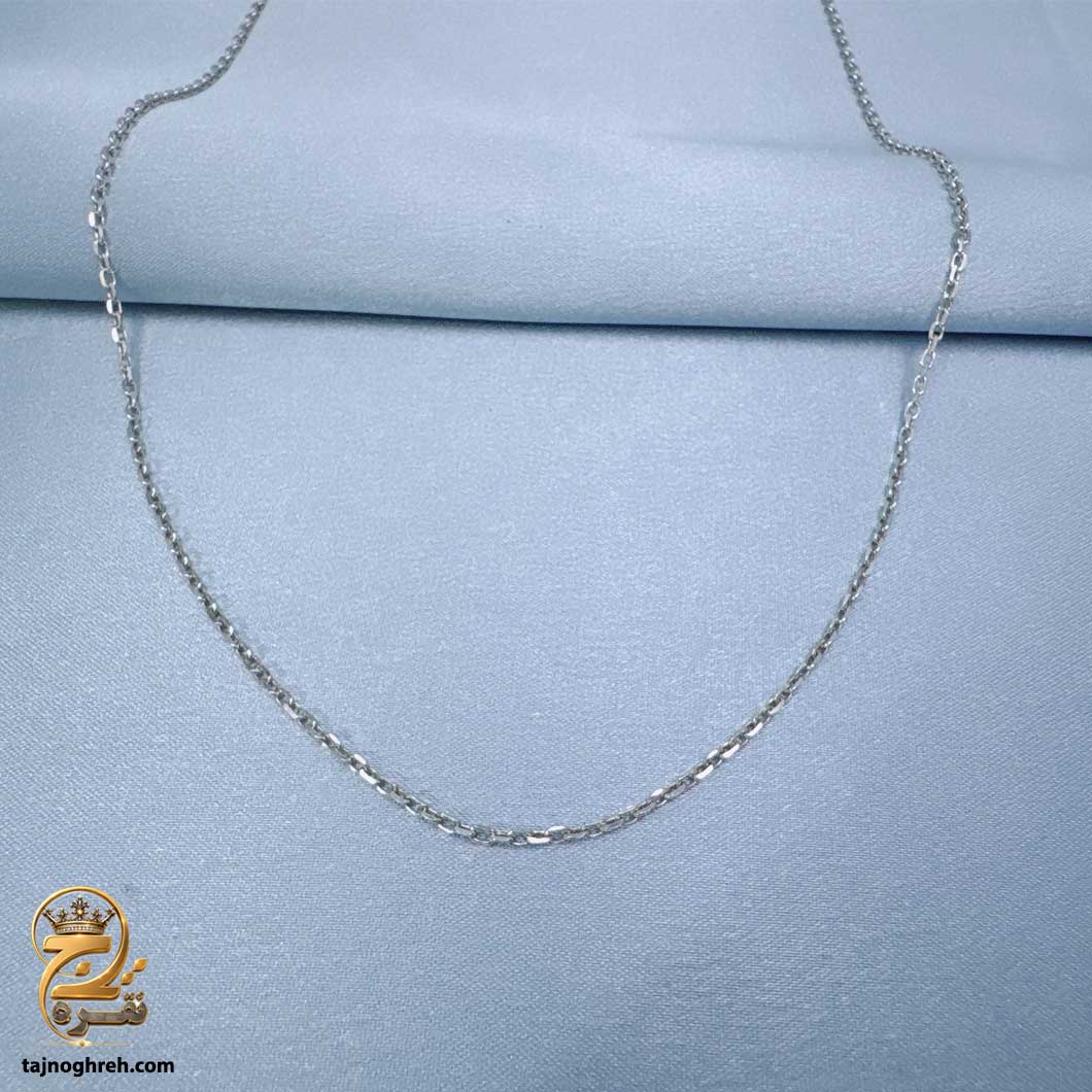 men-silver-chain-nsm-n92 زنجیر نقره مردانه ظریف فلامینگو مدل NSM N92