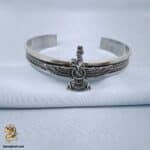 بنگل نقره مردانه طرح فروهر مدل BSM B123