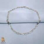 دستبند مردانه نقره طرح تی مدل BSM B125