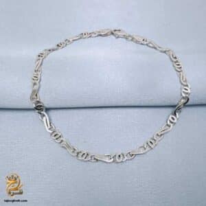 دستبند مردانه نقره طرح تی مدل BSM B125
