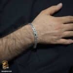 دستبند نقره مردانه خاص مدل BSM B129 IMAGE2