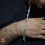 دستبند نقره مردانه خاص مدل BSM B129 IMAGE3
