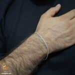 دستبند کارتیر نقره مردانه ایتالیایی مدل BSM B130 IMAGE2