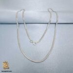 زنجیر نقره مردانه هرینگبون طرح تیغ ماهی مدل NSM N98 IMAGE1