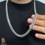 گردنبند نقره مردانه کارتیه سنگین مدل NSM N100 IMAGE1