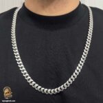 گردنبند نقره مردانه کارتیه سنگین مدل NSM N100 IMAGE3