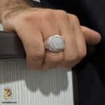 انگشتر نقره مردانه رولکس جواهری مدل RSM K165 IMAGE1
