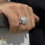 انگشتر نقره مردانه اسپرت جواهری مدل RSM K166 IMAGE1