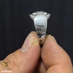 انگشتر نقره مردانه اسپرت جواهری مدل RSM K166 IMAGE2